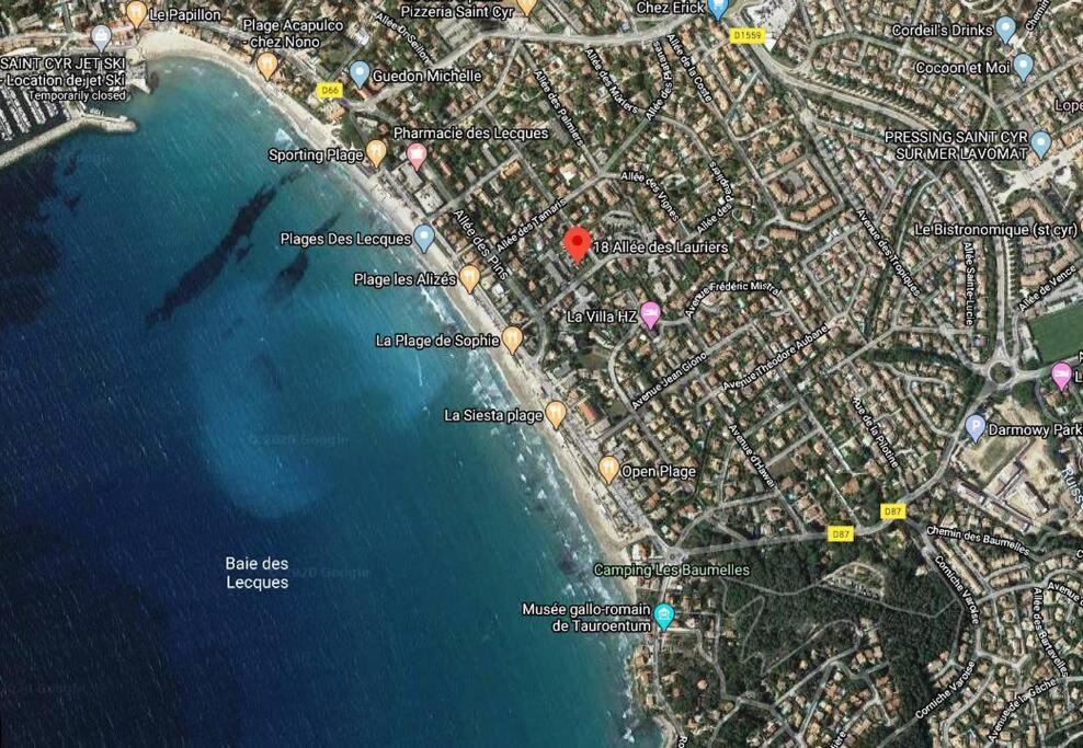 Le Sof Paradis Grand T2 Sur La Plage Des Lecques Saint-Cyr-sur-Mer Exteriér fotografie